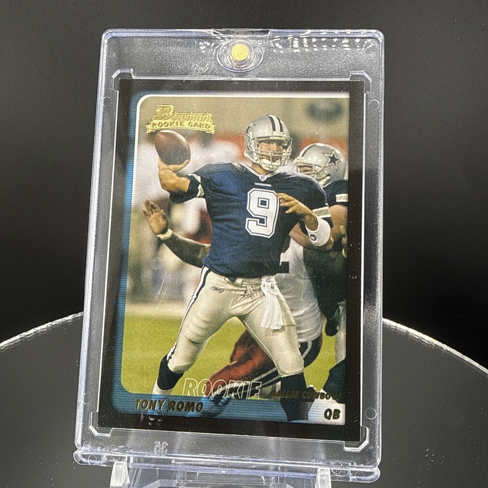 Bowman 2003 Tony Romo Rookie #171 Dallas Cowboys NFL Football Trading Card